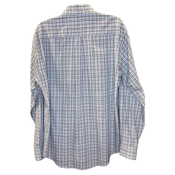 Peter Millar Crown Ease Plaid Button Down Men's Shirt in Size Large - Picture 2 of 4